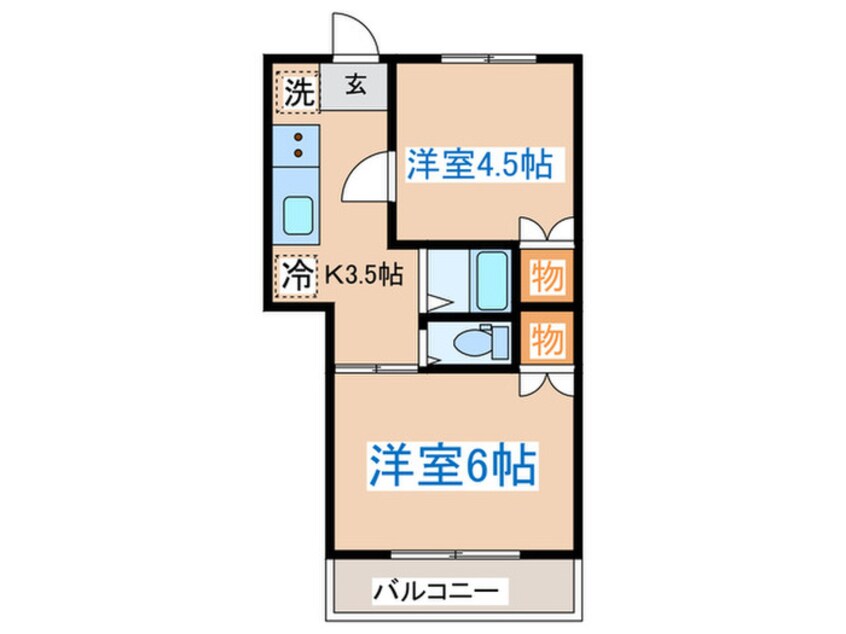 間取図 ア-バン初台