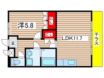 間取図 エクセルハイムA