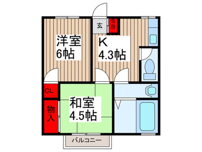 間取図 セントヒルズ・Kashiwa