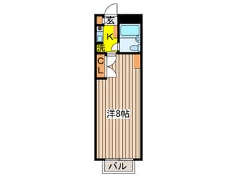 間取図 wild cat　調布