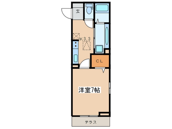 間取り図 Ａｉｎａ矢部