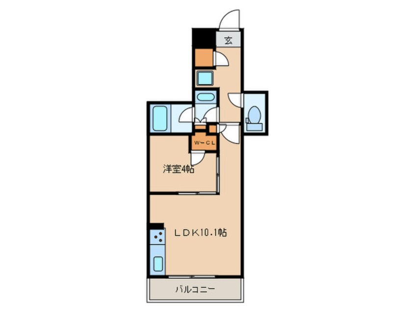 間取図 ザ・パークハビオ神楽坂香月