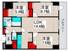 ロイヤルKJ 3LDKの間取り
