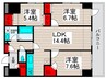 ロイヤルKJ 3LDKの間取り