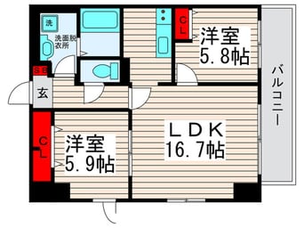 間取図 ロイヤルKJ