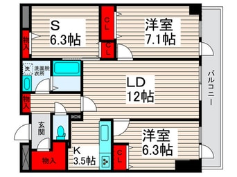 間取図 ロイヤルKJ