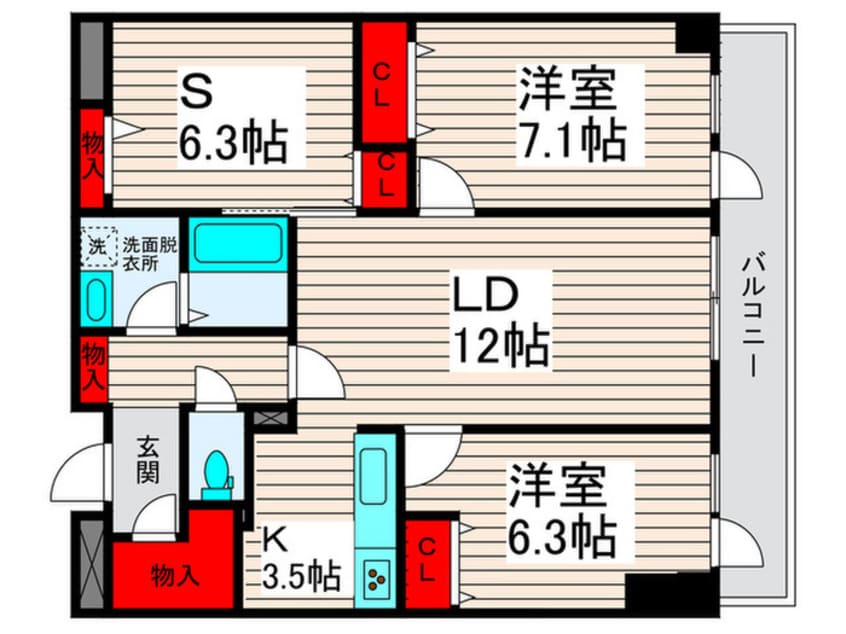 間取図 ロイヤルKJ