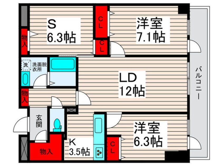 間取図 ロイヤルKJ
