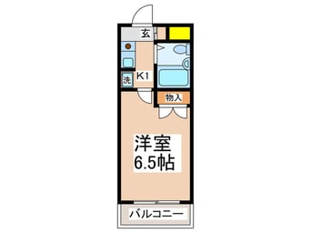 間取図 ダイアパレス淵野辺（403）