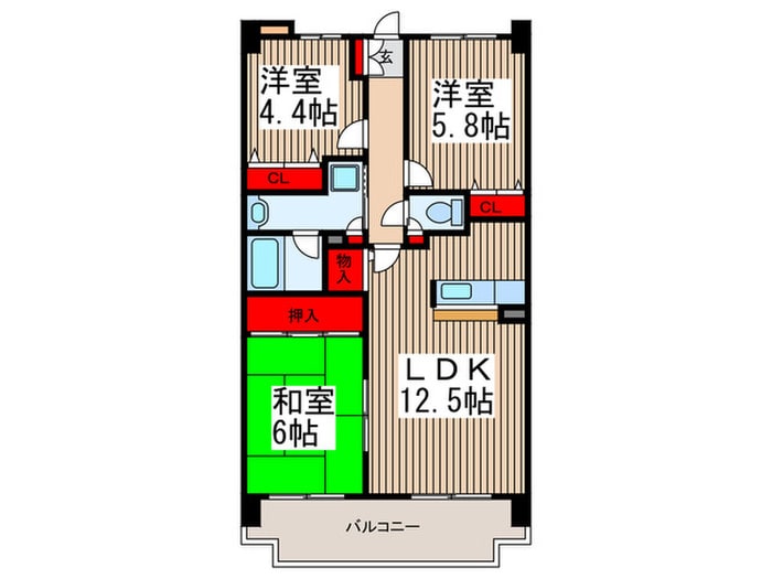 間取り図 フォーリスト・フジカ
