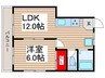 アリュールみずほ台 1LDKの間取り