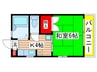 ドリームハイツ 1Kの間取り