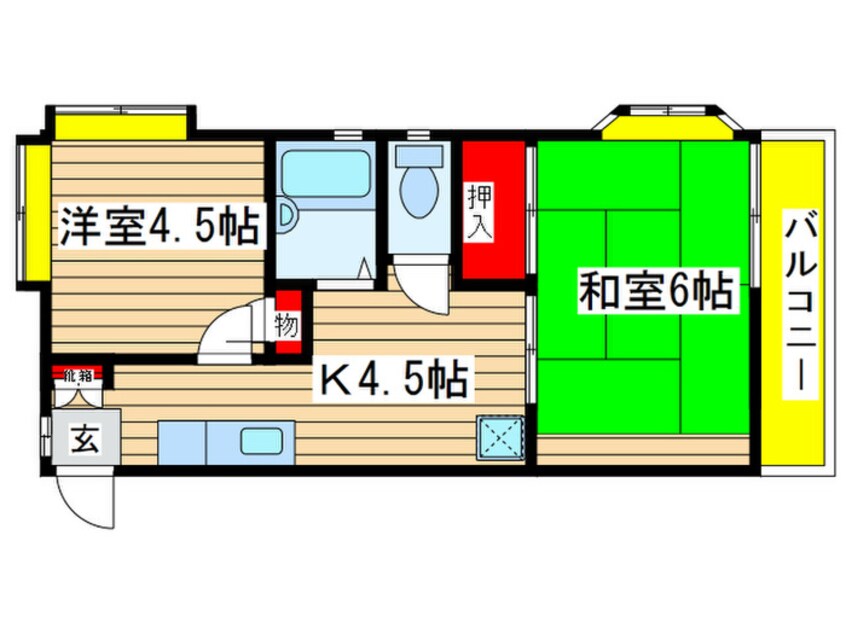 間取図 ドリームハイツ