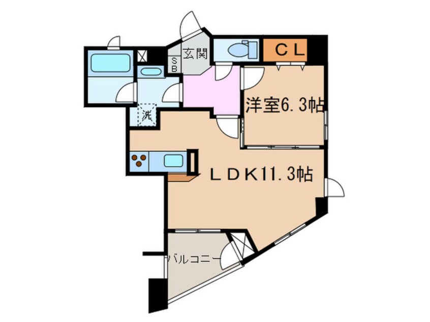 間取図 リテラス学芸大学