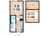 グリーンヒル長津田 1Kの間取り