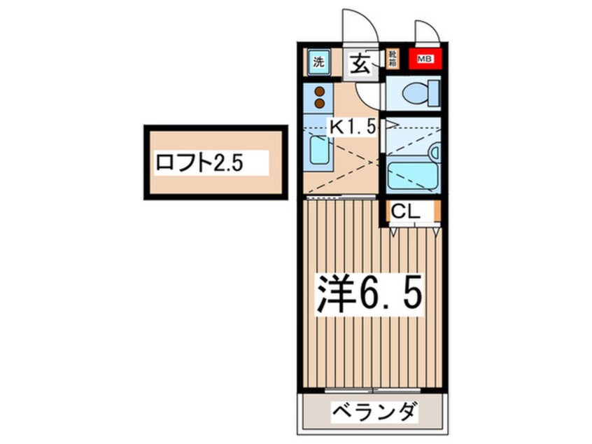 間取図 ＡＳＫ堀ノ内