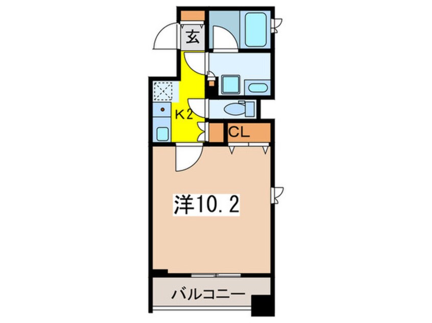 間取図 ﾊﾟｰｸﾊﾋﾞｵ京橋