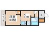ヘリオス３７８立川 1Kの間取り