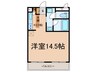 シャンボール恵比寿（611） 1Rの間取り