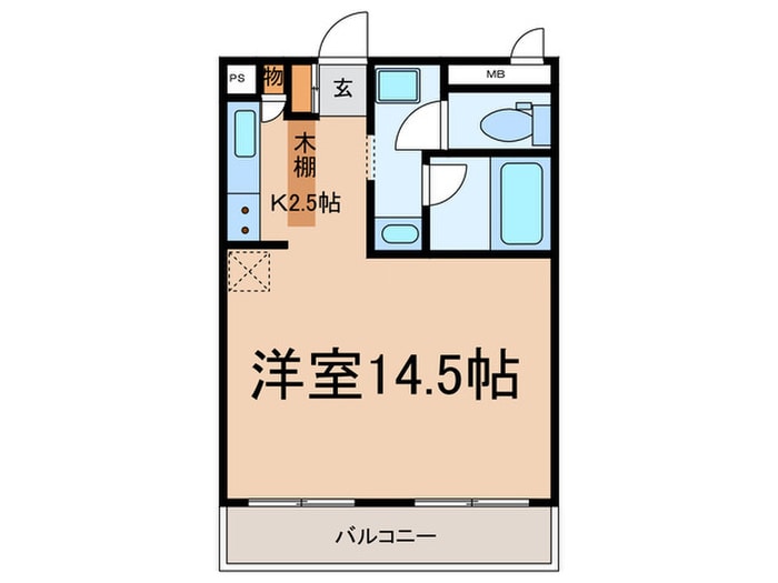 間取り図 シャンボール恵比寿（611）