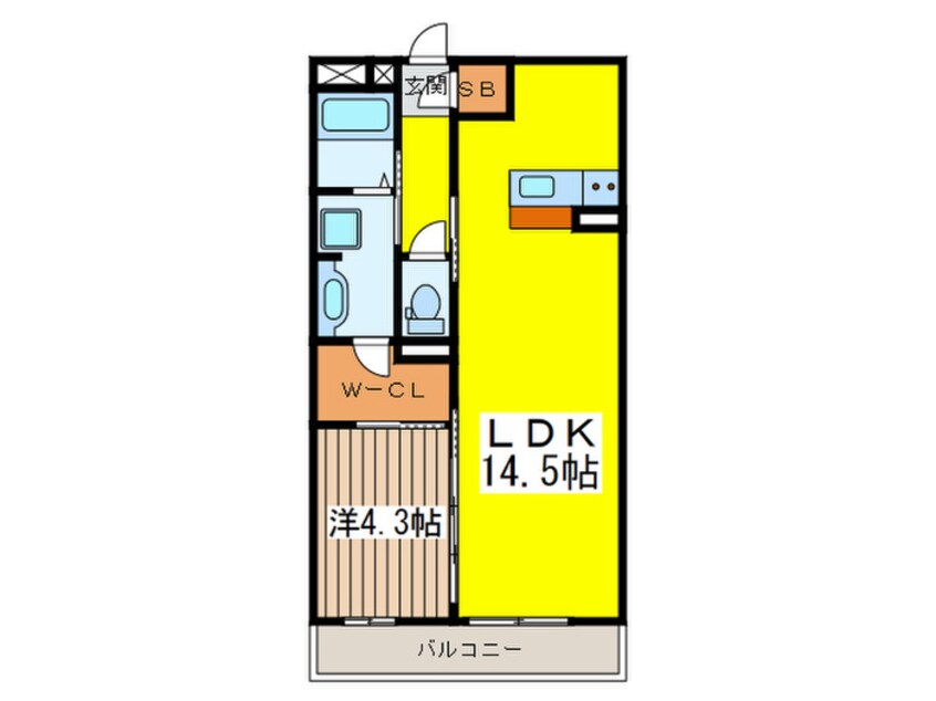 間取図 ロータス府中