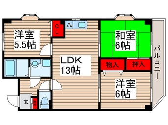 間取図 ストーン本八幡