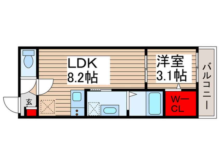 間取図 AJ松戸