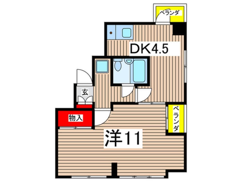 間取図 ハイホ－ム沖田