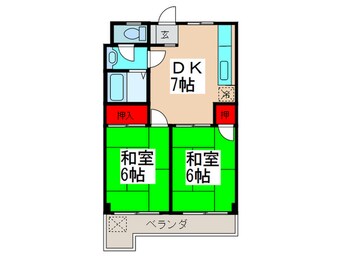 間取図 第三富士マンション