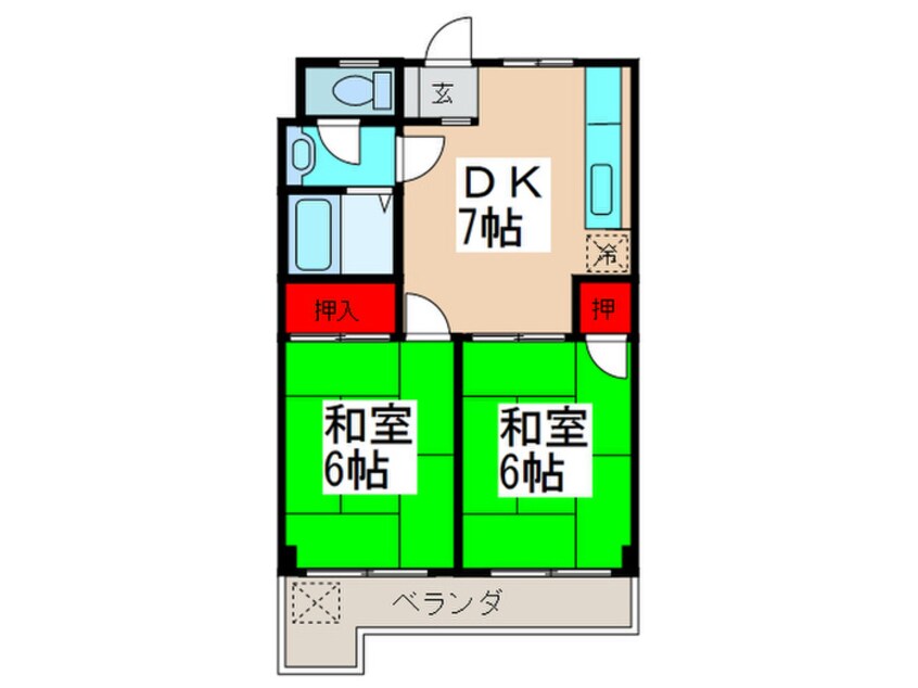 間取図 第三富士マンション