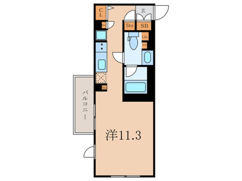 間取図 OZIO上目黒