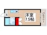 フォ－ラム八柱 1Rの間取り