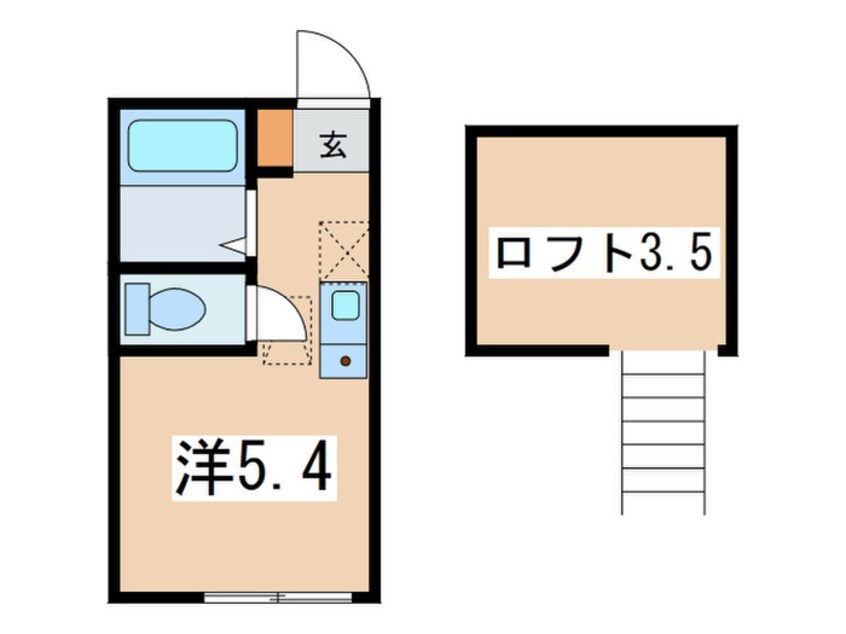 間取図 ヒルズ白幡仲町Ⅱ