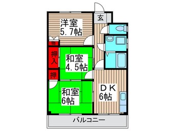 間取図 栗原マンション