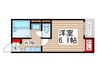 due ENIKES 1Kの間取り