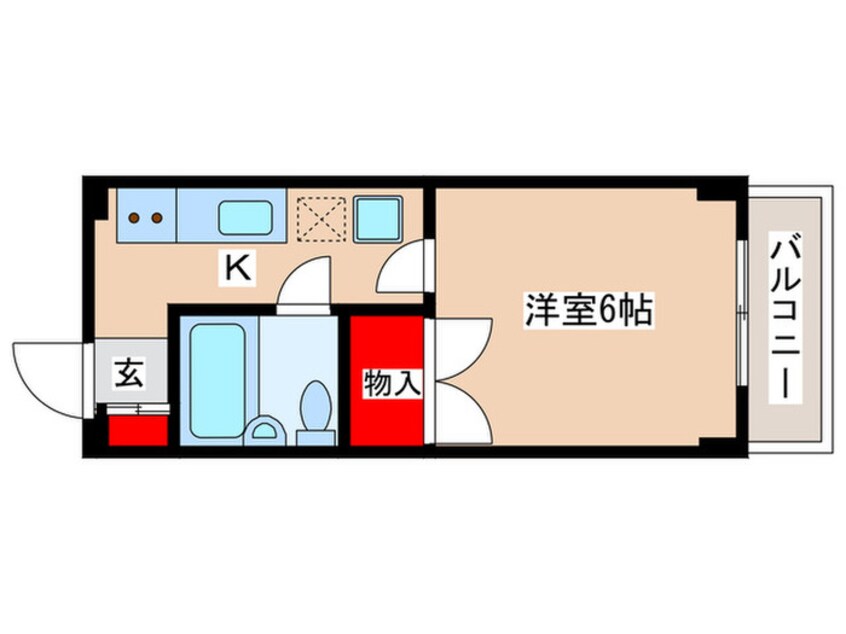 間取図 カーサ四谷