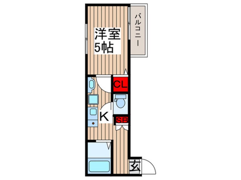 間取図 MELDIA竹ノ塚Ⅲ