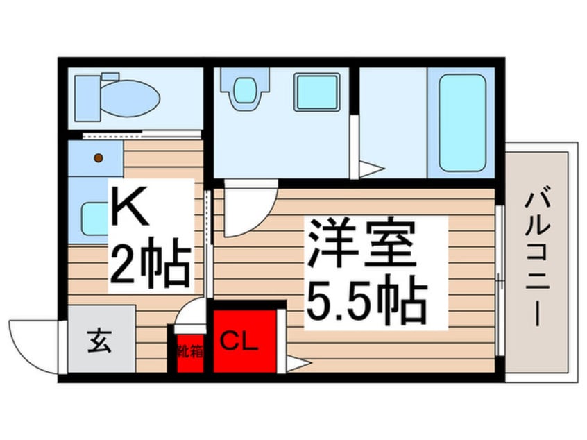 間取図 MELDIA竹ノ塚Ⅲ