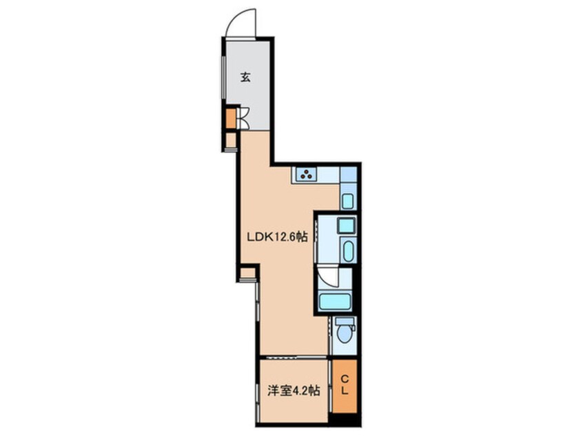 間取図 plaNECT薬王寺