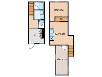 間取図 plaNECT薬王寺