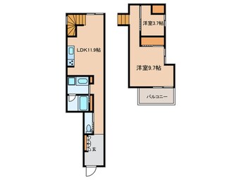 間取図 plaNECT薬王寺