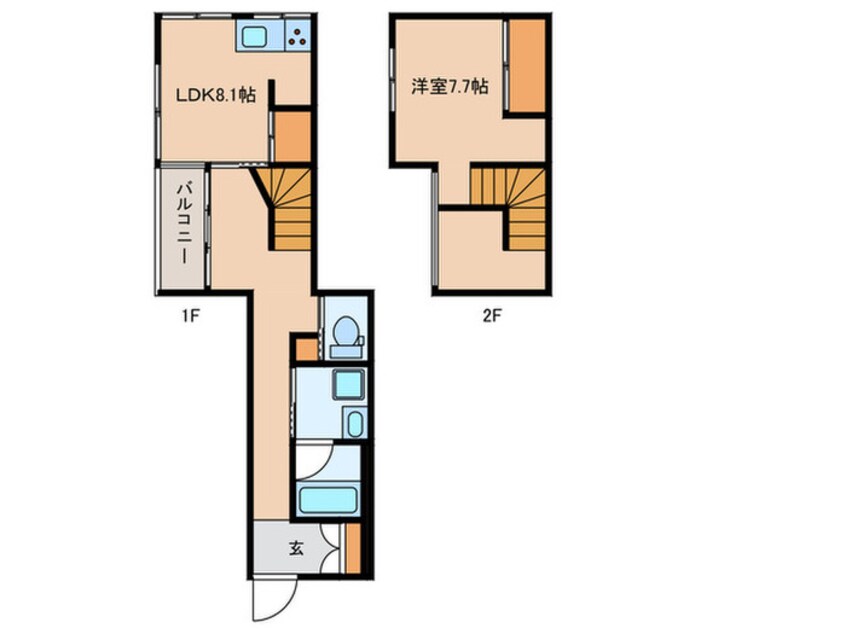 間取図 plaNECT薬王寺