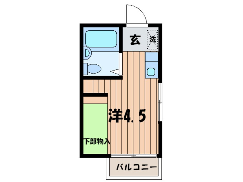 間取図 サンコ－ポ大口