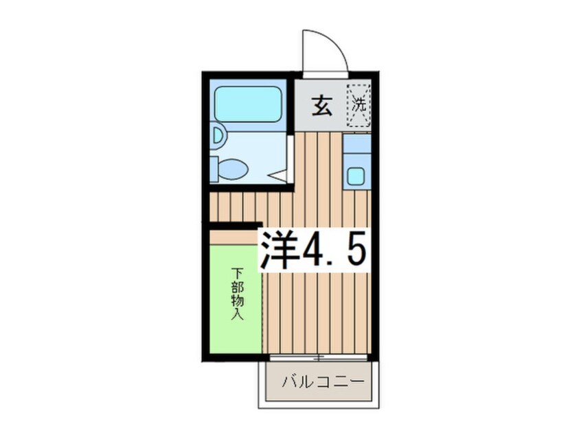 間取図 サンコ－ポ大口