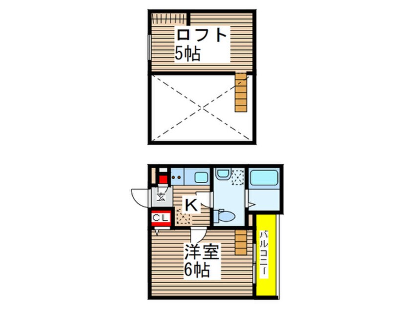 間取図 ブルーレース千葉