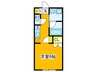 FARE赤羽Ⅱ 1Rの間取り