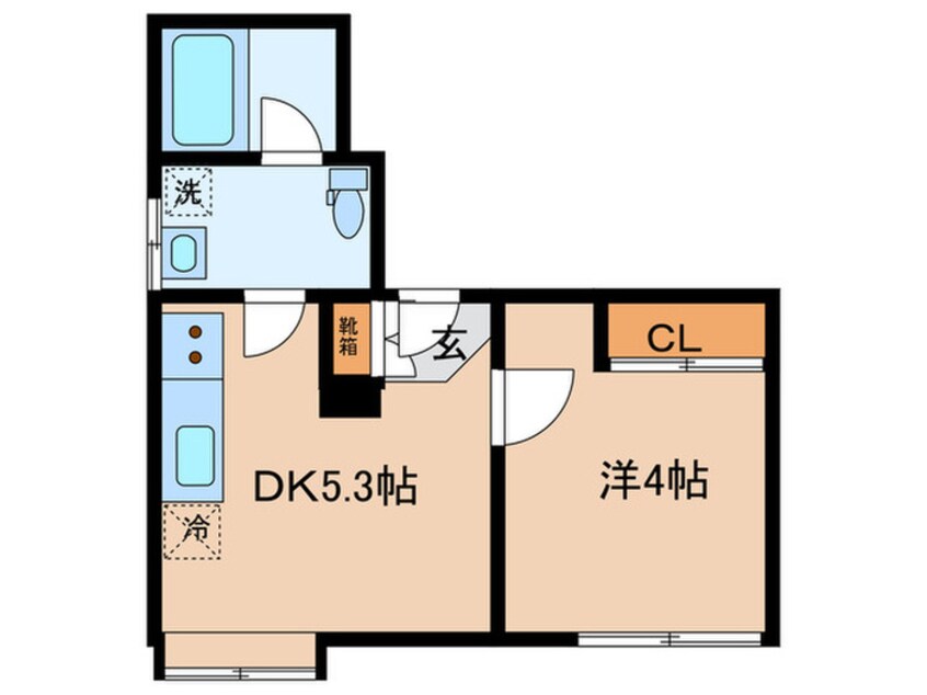 間取図 GSハイム中馬込(301)