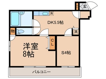 間取図 プライムコ－ト白山