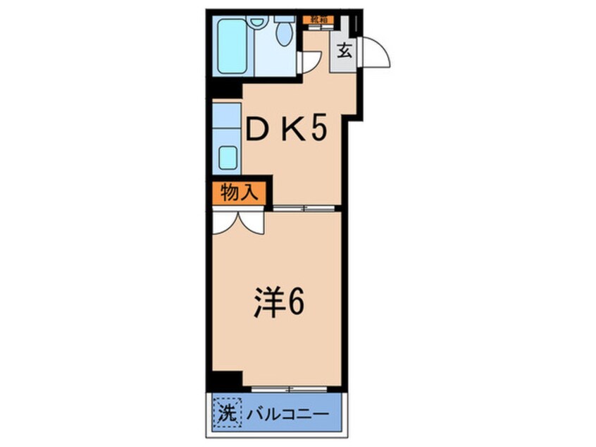 間取図 プライムコ－ト白山