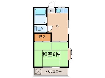 間取図 フジハイツ